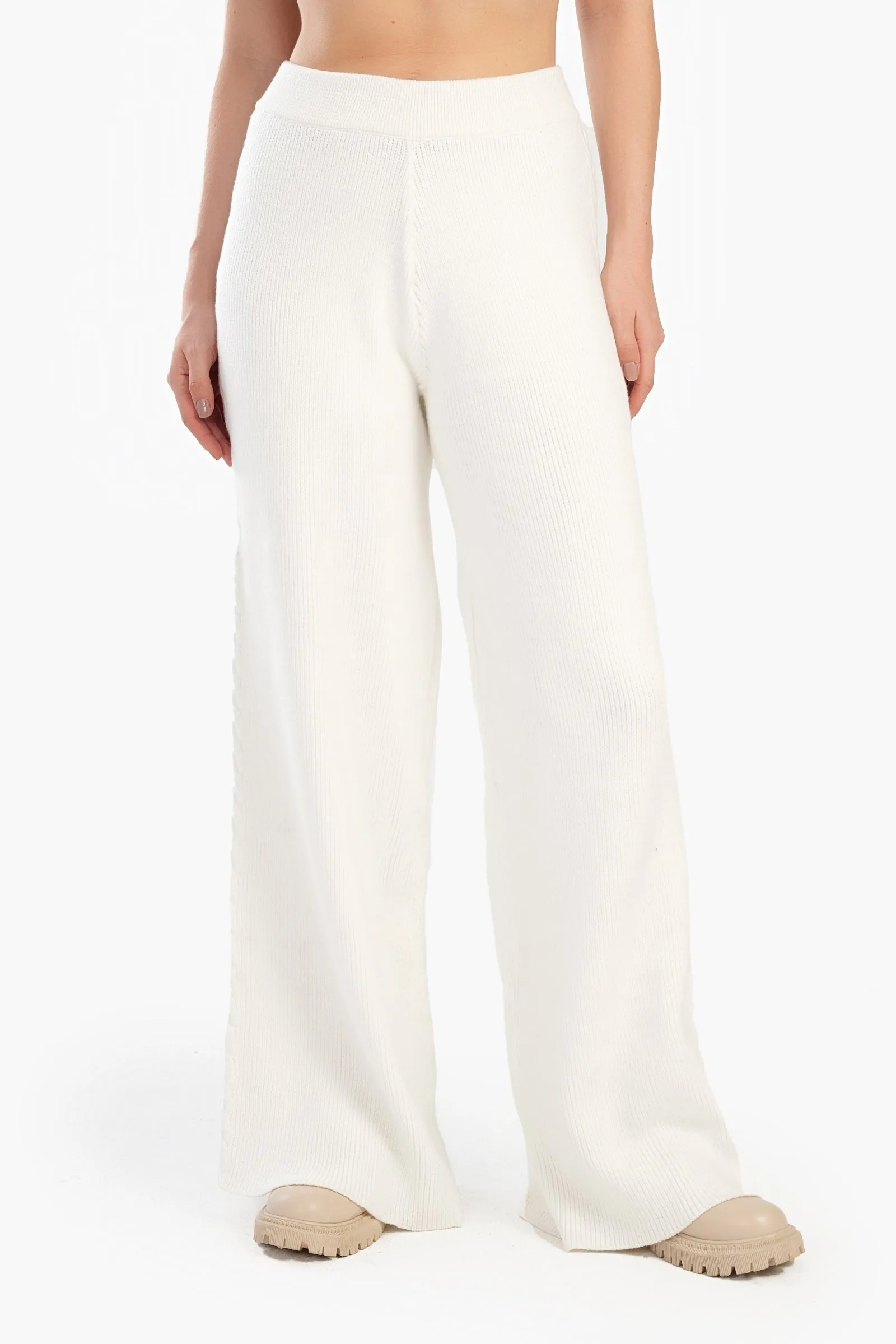 Ribbed Wool Lounge Pants