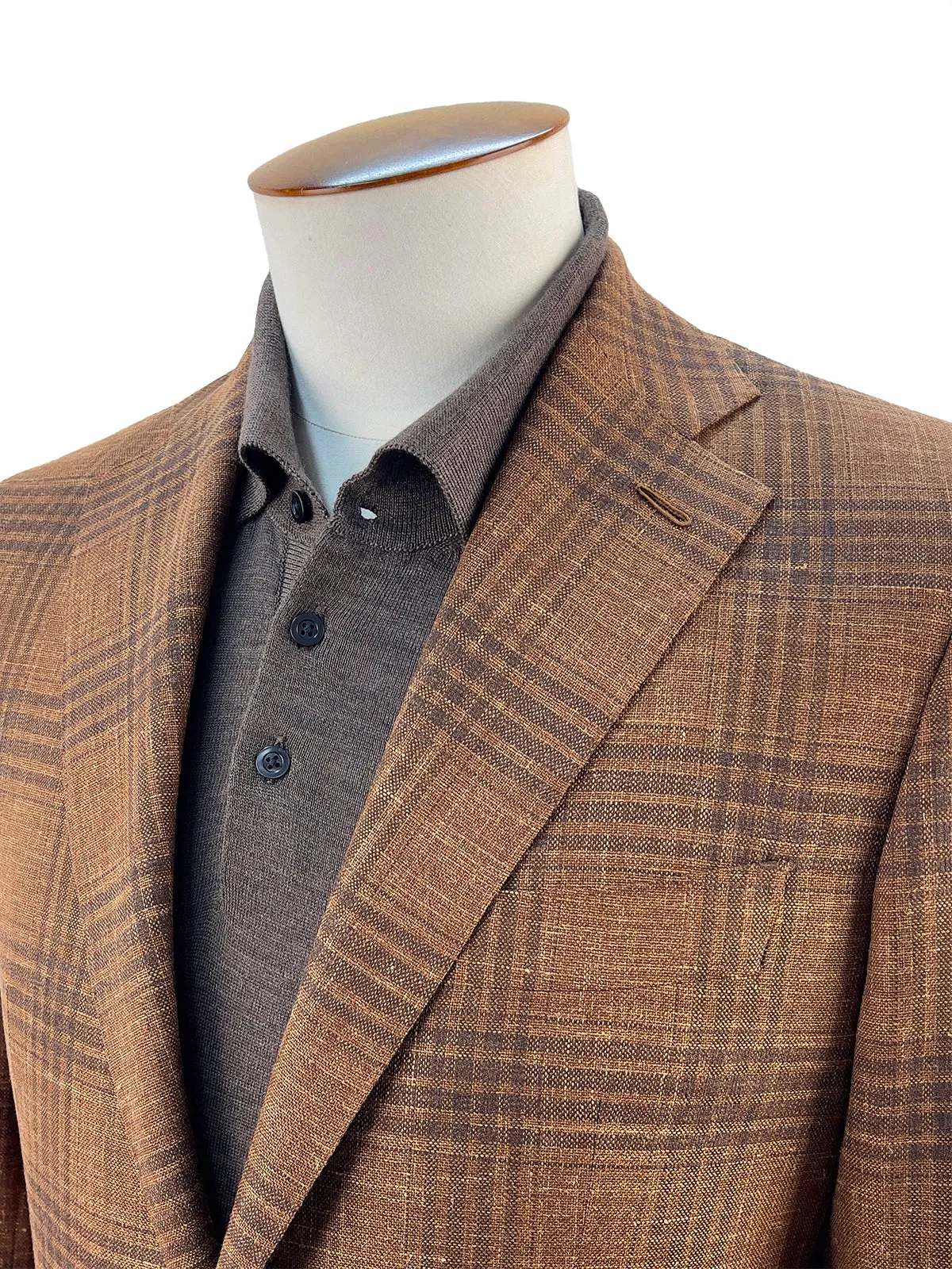 Scala Blazer - Rust Brown Check