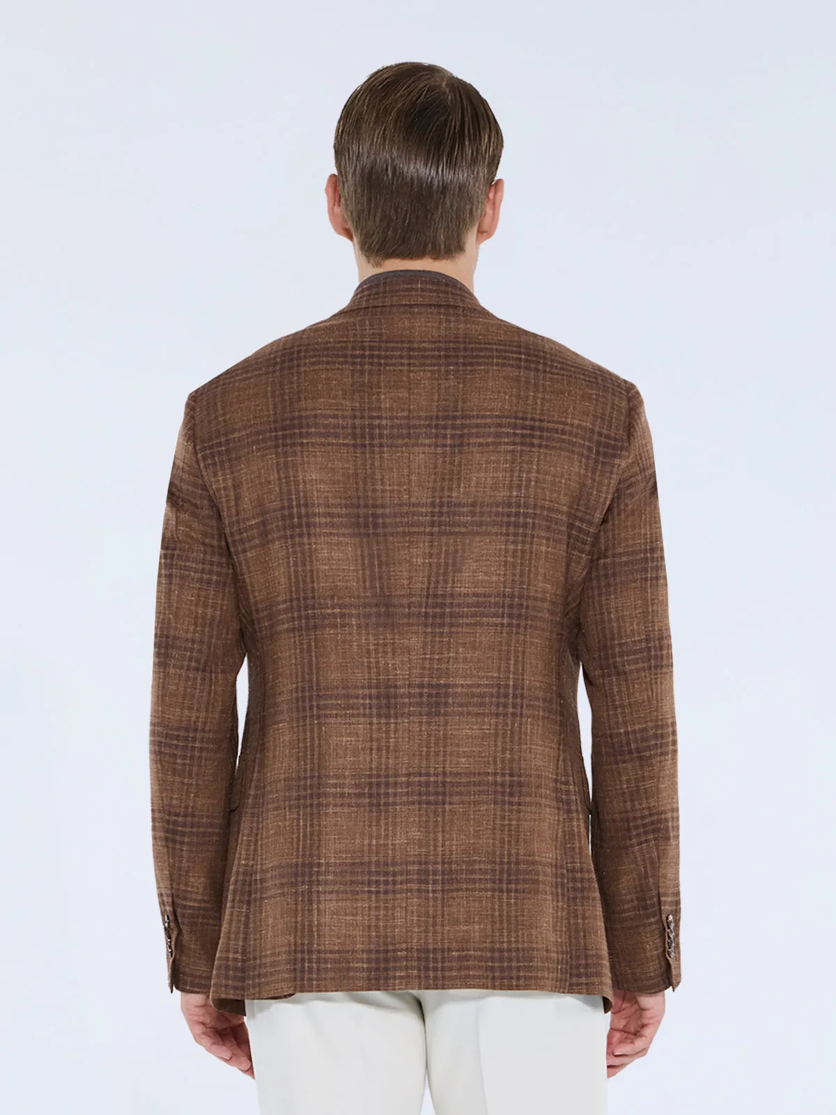 Scala Blazer - Rust Brown Check