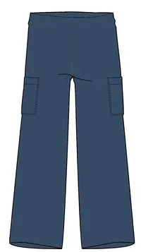 Someday Organic Cotton Corduroy Trouser - Dark Denim