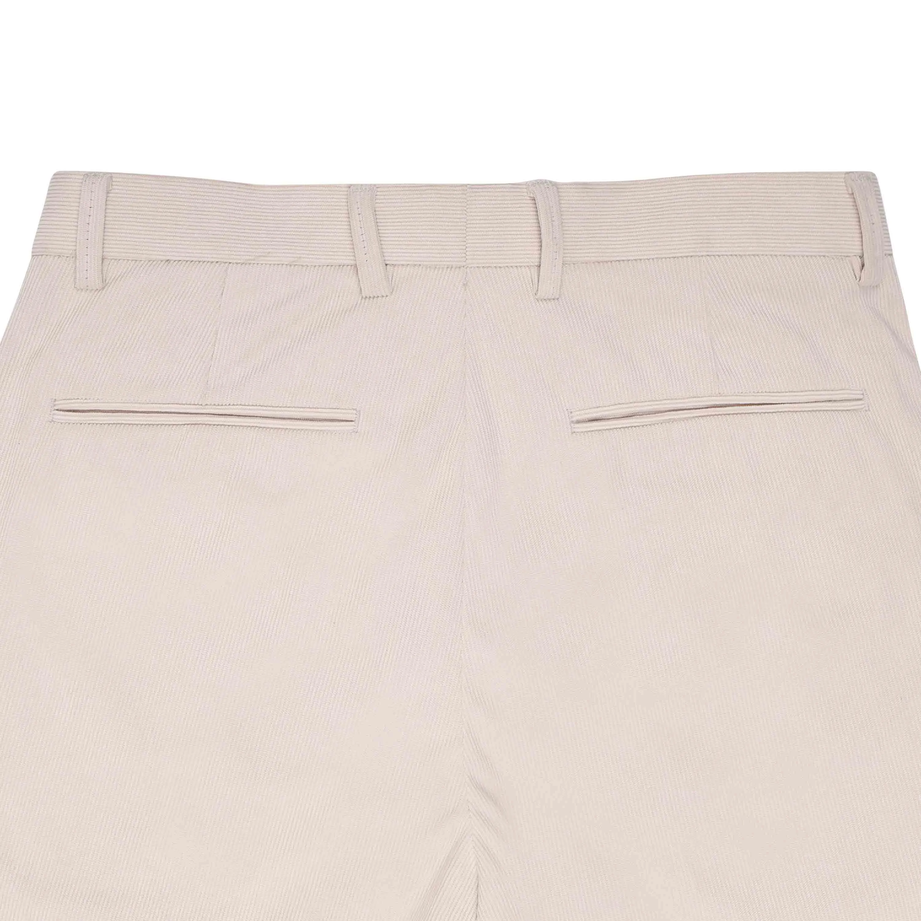 Statement Corduroy Cream Pant