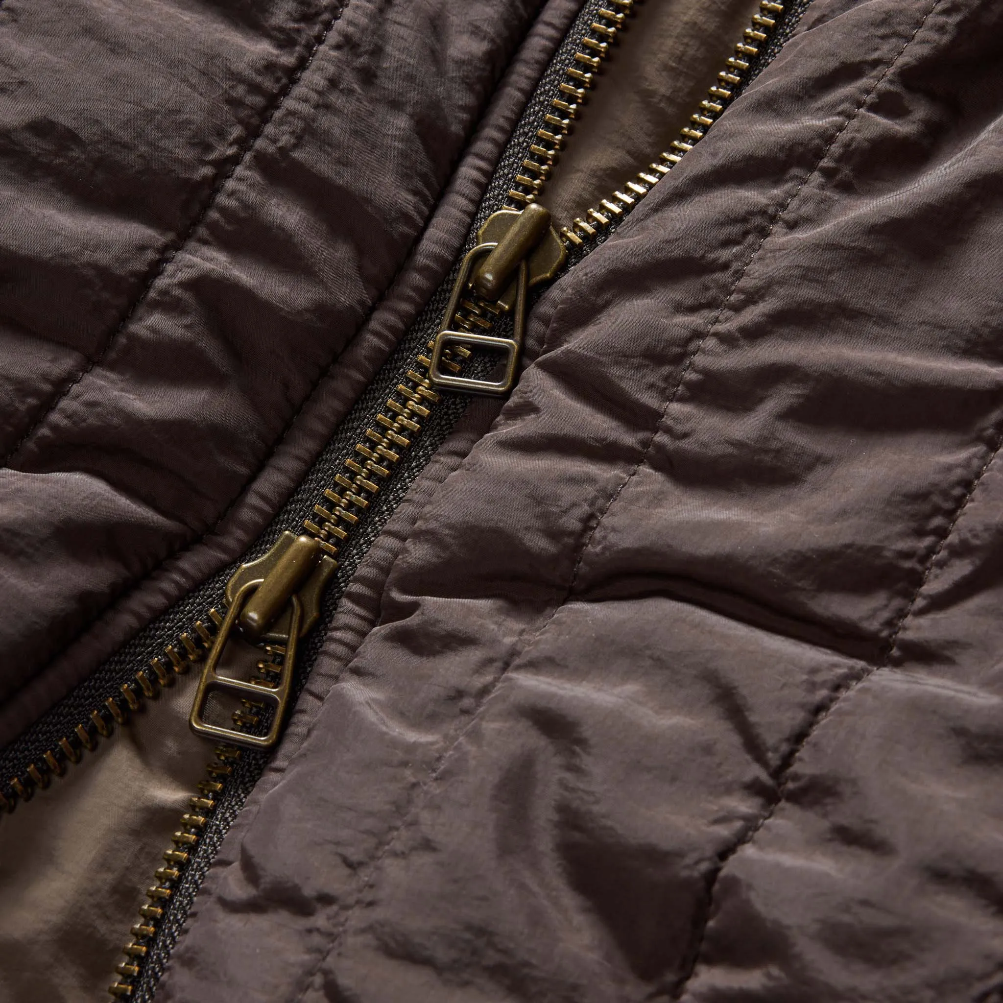 The Able Jacket in Soil Quilted Nylon