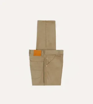 Tobacco Japanese Selvedge Needlecord Five-Pocket Trousers