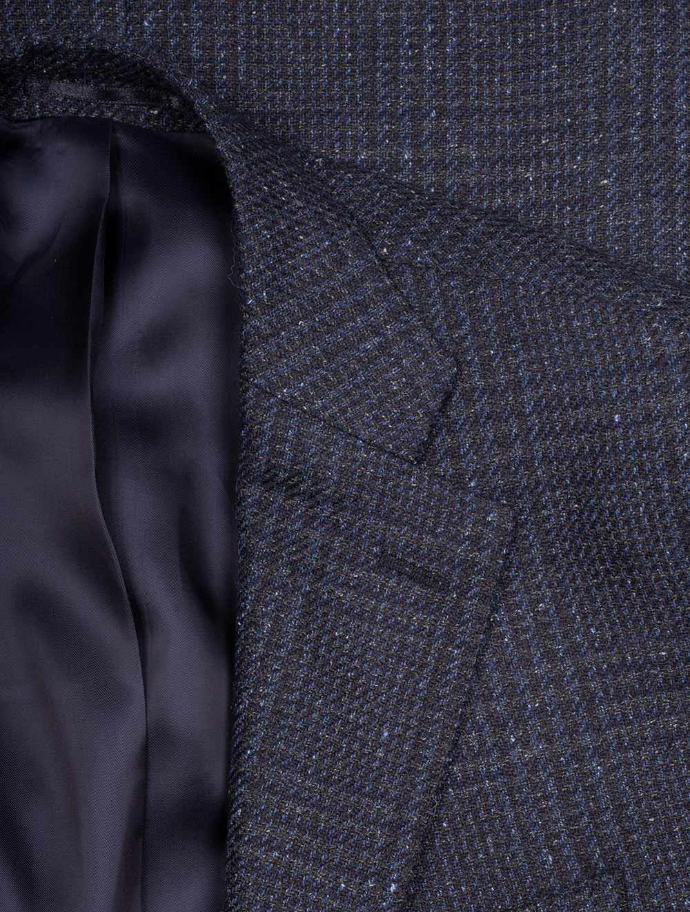 Twill Check Jacket Blue