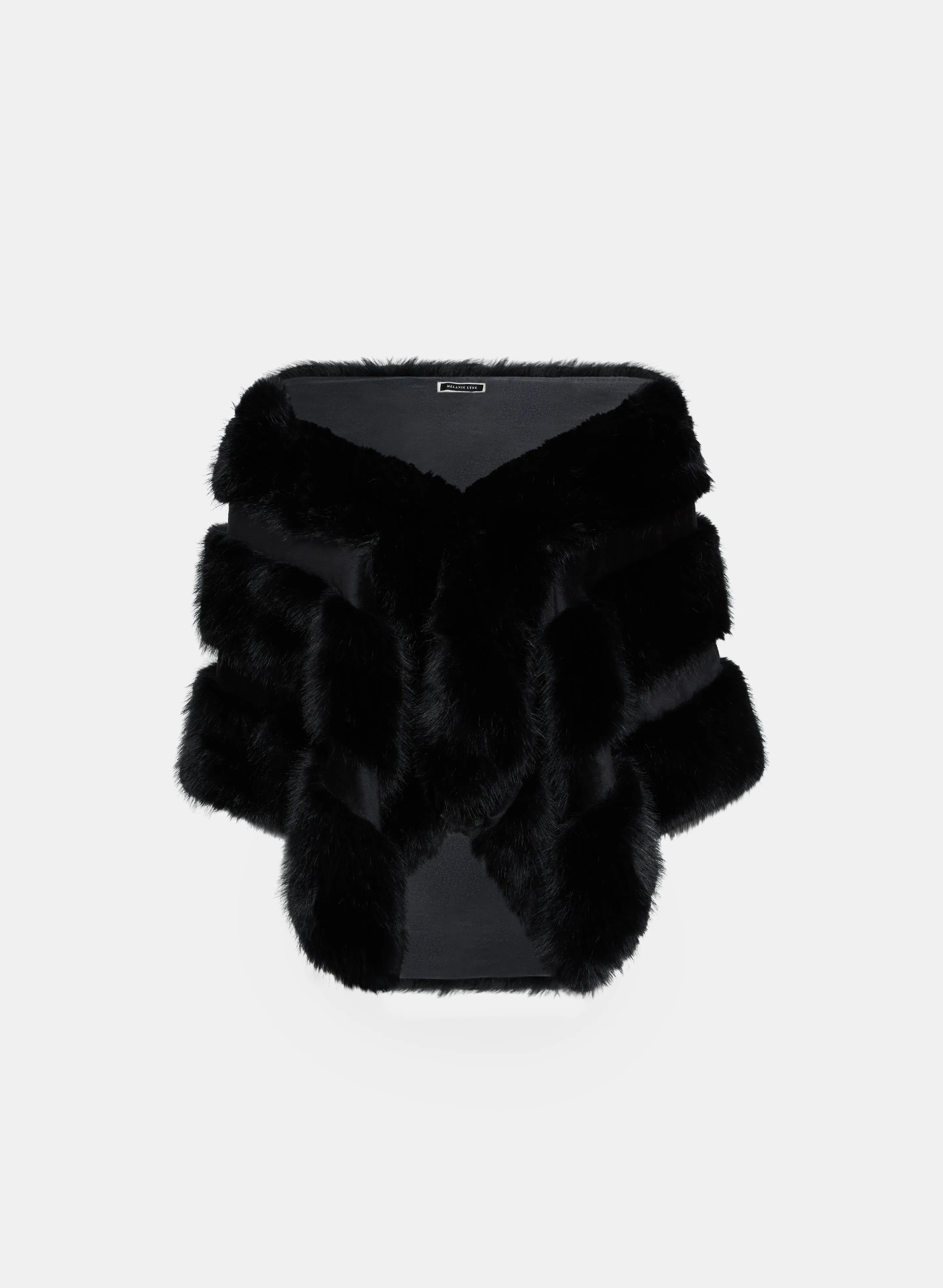 Velvet Faux Fur Wrap