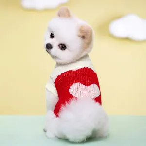 Warm Elegance for Petite Paws: Puppy Knitted Sweater - Autumn and Winter Cozy Turtleneck for Small Dogs and Cats - Soft Kitten Costume Perfect for Yorkies, Chihuahuas, and Pugs