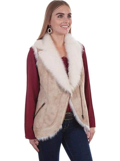 Women's Honey Creek Outerwear Collection: Vest Faux Fur Shearling Zip Front