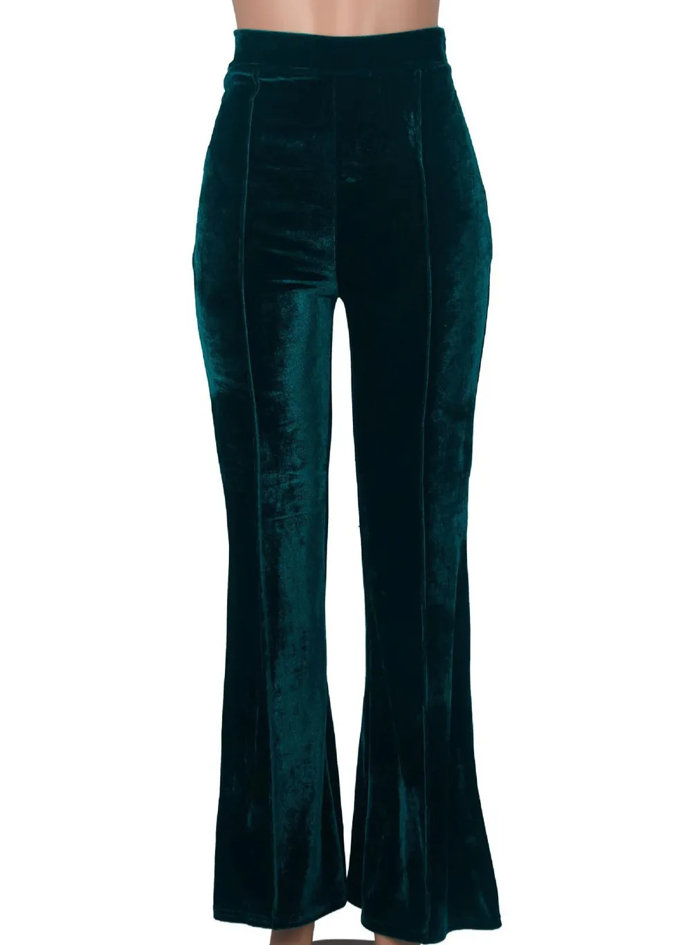 Women's Stylish Velvet Flared Trousers | Ideal for All Seasons